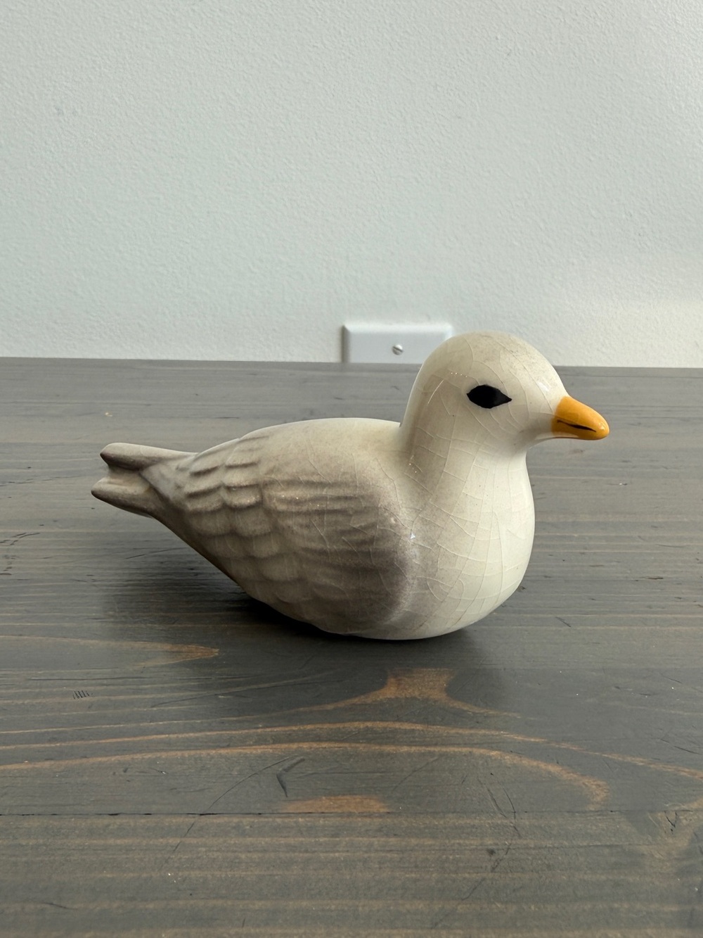 Vintage ceramic seagull figurine